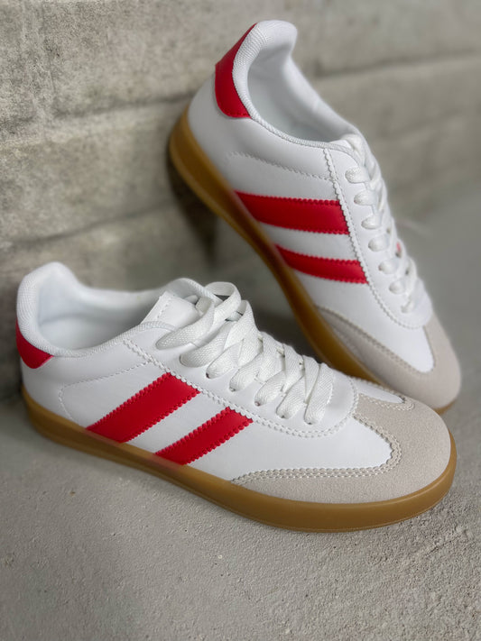 Red Stripe Sneaker