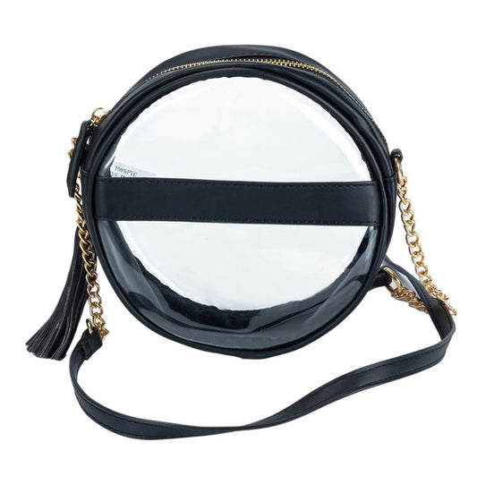 Black Round Crossbody