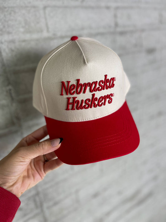 Embroidered Nebraska Huskers Hat