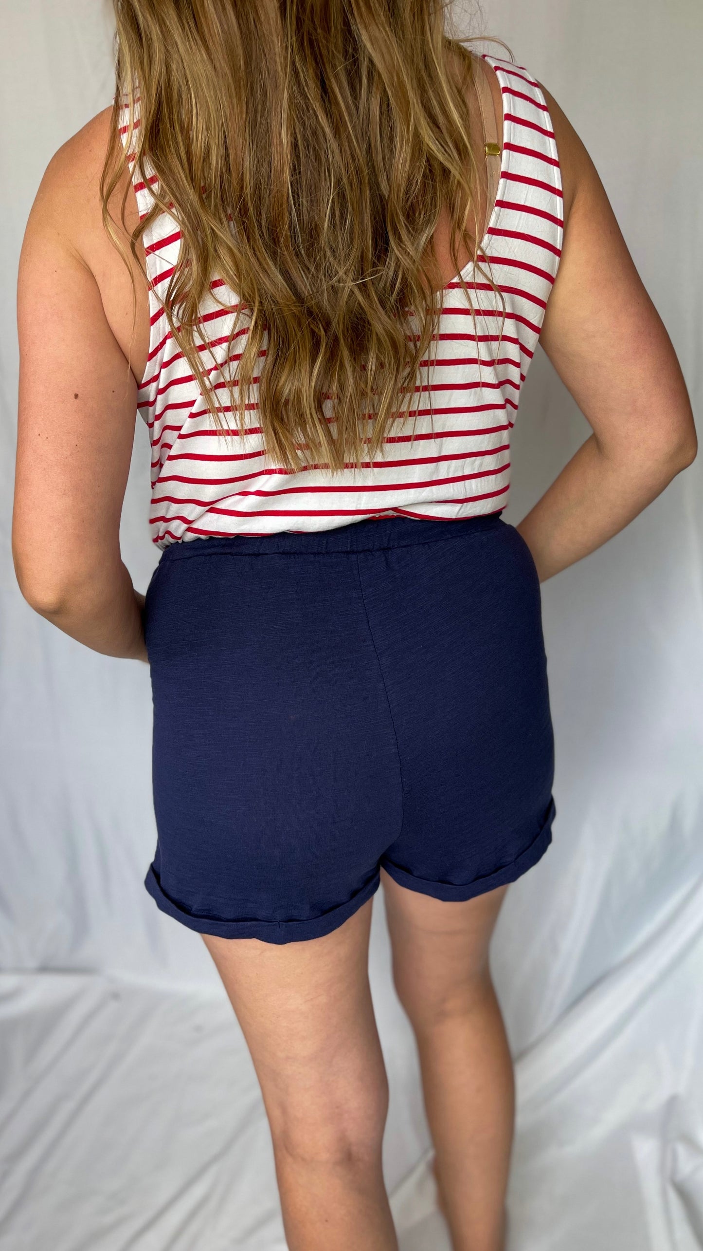 Sea To Shining Sea Red, White & Blue Romper