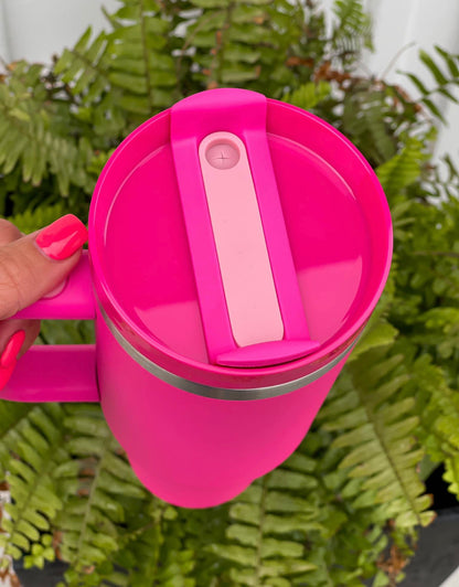 The Dupe Hot Pink 40oz. Tumbler
