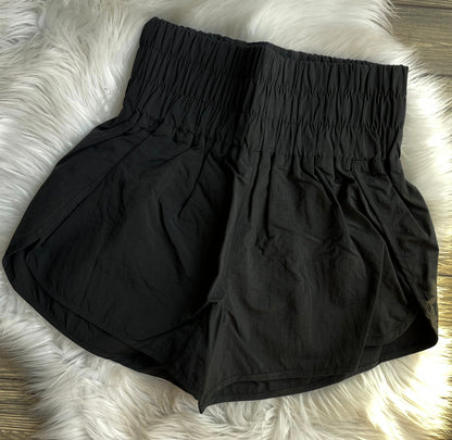 Windbreaker Shorts- Black