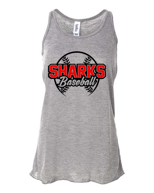 Sharks Baseball Heather Grey