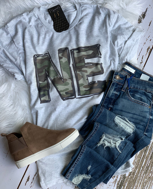 Camo NE Tee