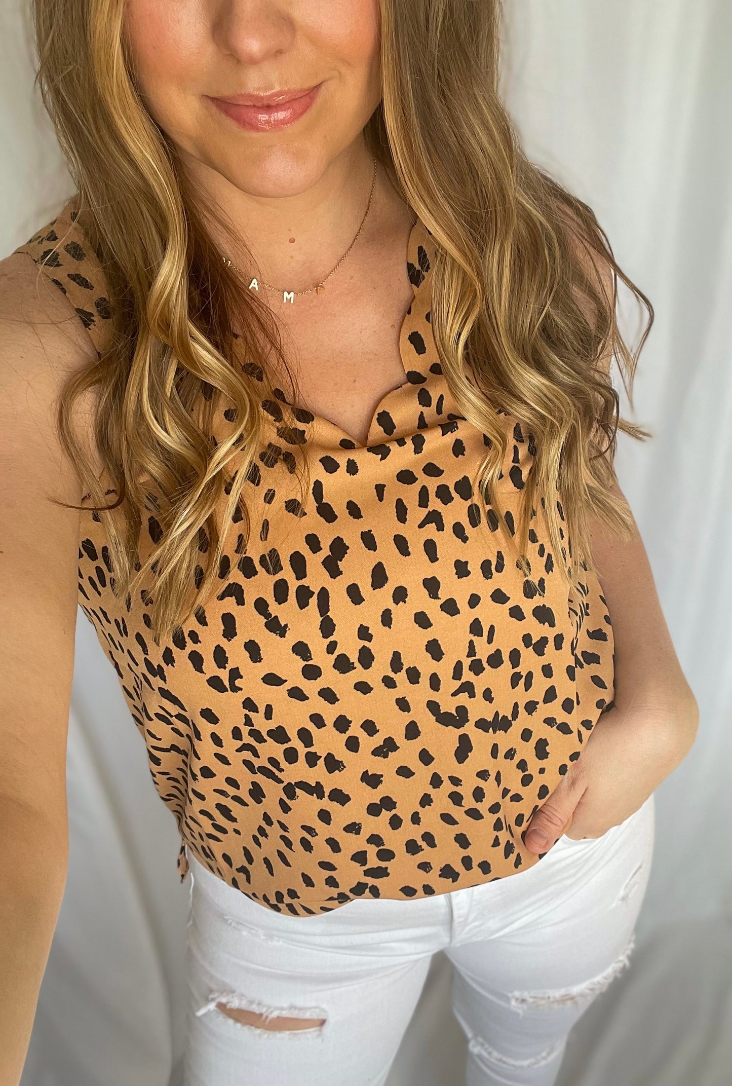 Feeling Wild Cheetah Print Blouse