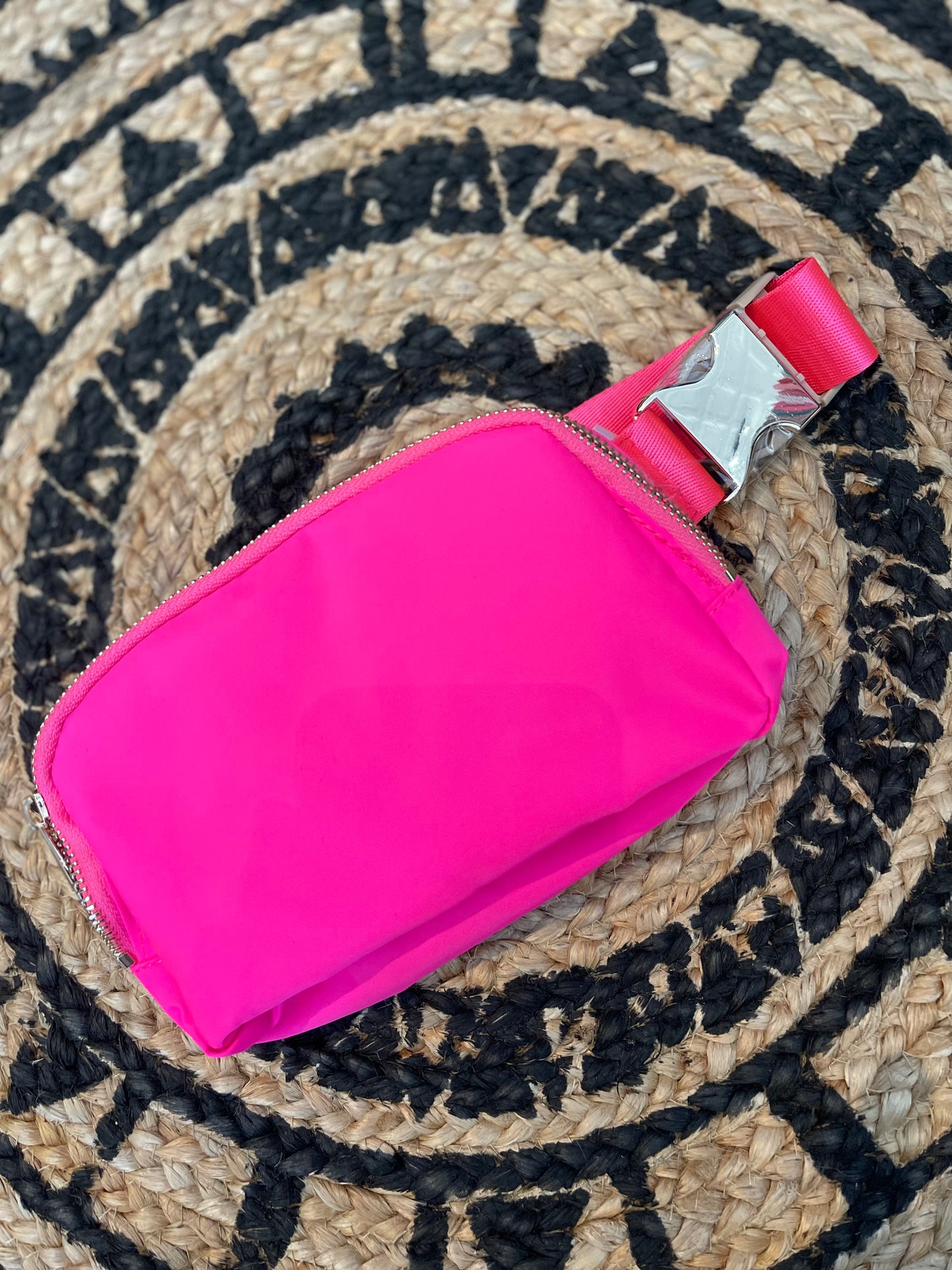 The Dupe Hot Pink Belt Bag