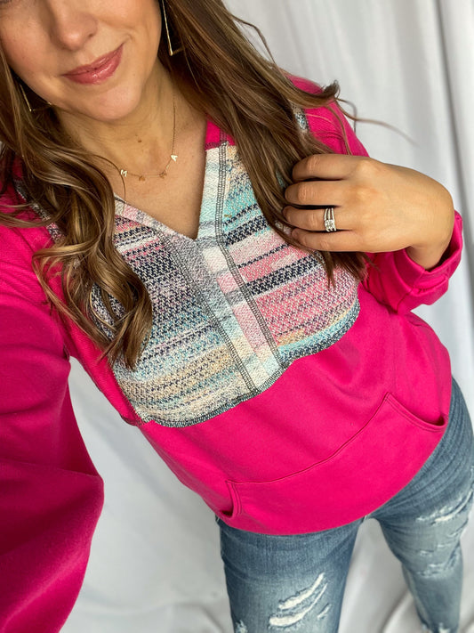 Shine Bright Pink Hoodie