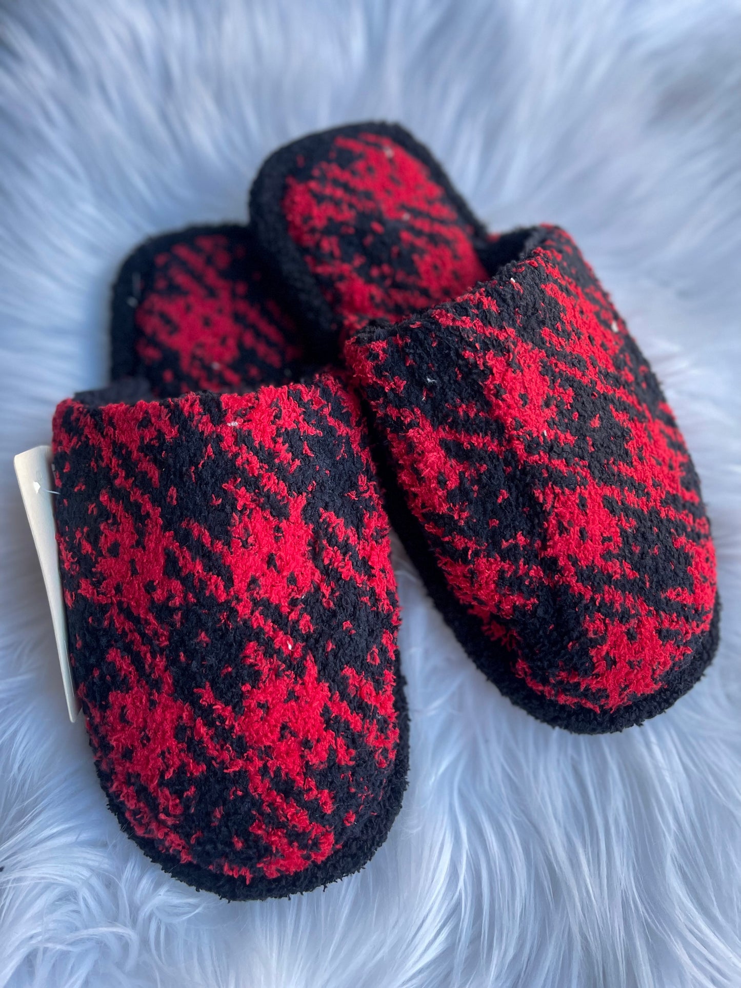 Cozy Slippers- Red