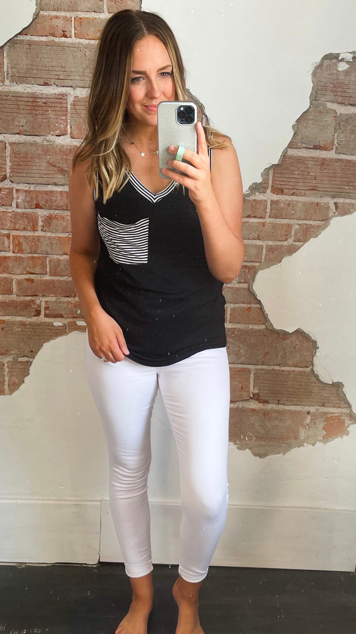 Slouchy Pocket Tank