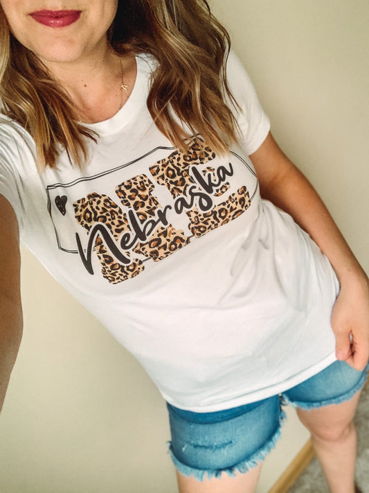 Leopard Nebraska tee