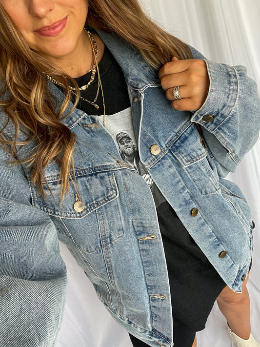 The Good Old Days Oversized Denim Jacket